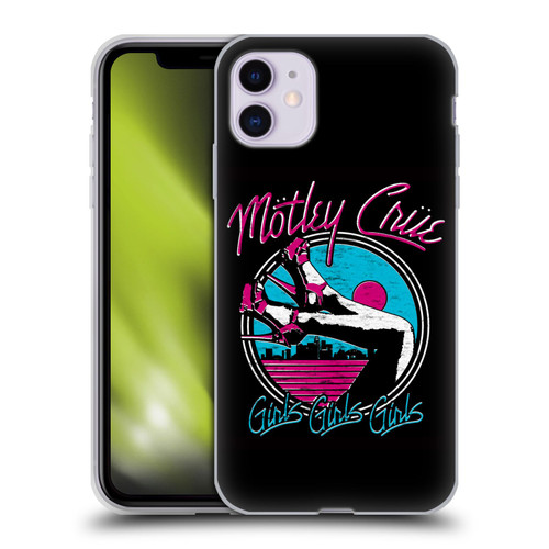 Motley Crue Logos Girls Shoes Soft Gel Case for Apple iPhone 11