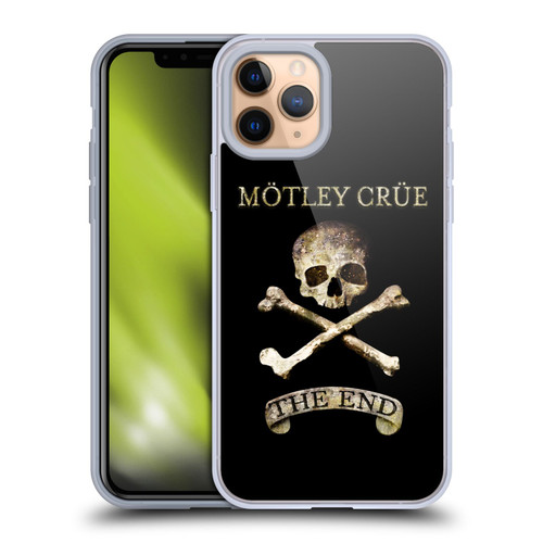 Motley Crue Logos The End Soft Gel Case for Apple iPhone 11 Pro
