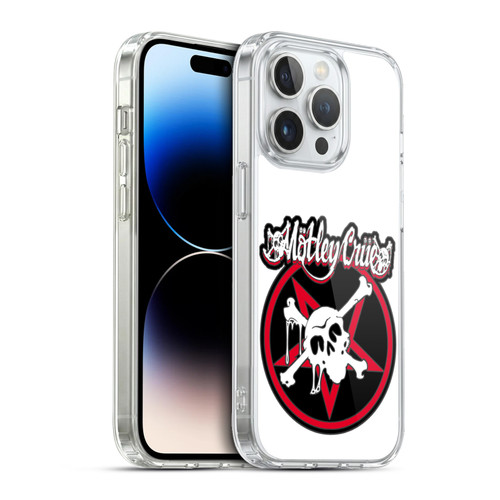 Motley Crue Logos Dr. Feelgood Skull Soft Gel Case for Apple iPhone 13 Pro & MagSafe