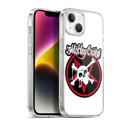 Motley Crue Logos Dr. Feelgood Skull Soft Gel Case for Apple iPhone 14 Plus & MagSafe