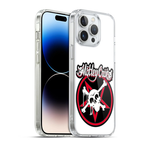 Motley Crue Logos Dr. Feelgood Skull Soft Gel Case for Apple iPhone 14 Pro Max & MagSafe