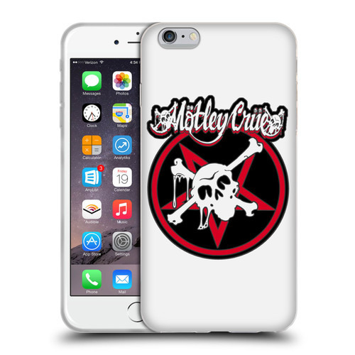 Motley Crue Logos Dr. Feelgood Skull Soft Gel Case for Apple iPhone 6 Plus / iPhone 6s Plus