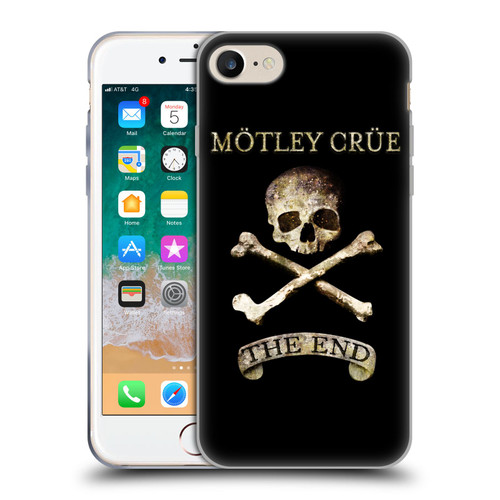 Motley Crue Logos The End Soft Gel Case for Apple iPhone 7 / 8 / SE 2020 & 2022
