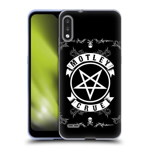 Motley Crue Logos Pentagram And Skull Soft Gel Case for LG K22