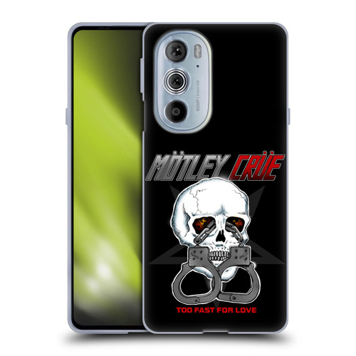 Motley Crue Logos Too Fast For Love Skull Soft Gel Case for Motorola Edge X30