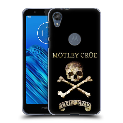 Motley Crue Logos The End Soft Gel Case for Motorola Moto E6