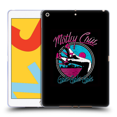 Motley Crue Logos Girls Shoes Soft Gel Case for Apple iPad 10.2 2019/2020/2021