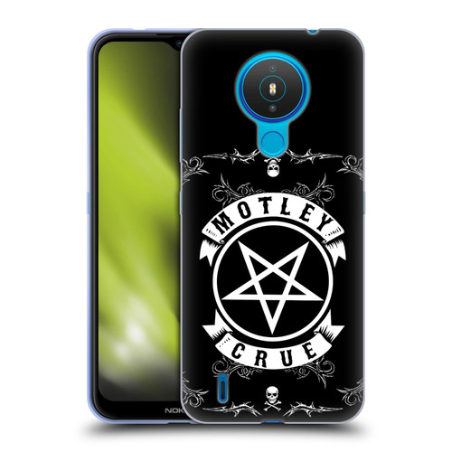 Motley Crue Logos Pentagram And Skull Soft Gel Case for Nokia 1.4