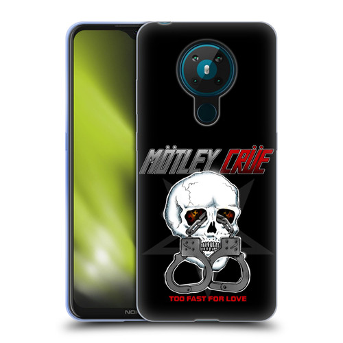 Motley Crue Logos Too Fast For Love Skull Soft Gel Case for Nokia 5.3