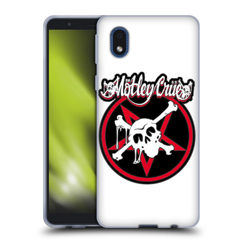 Motley Crue Logos Dr. Feelgood Skull Soft Gel Case for Samsung Galaxy A01 Core (2020)