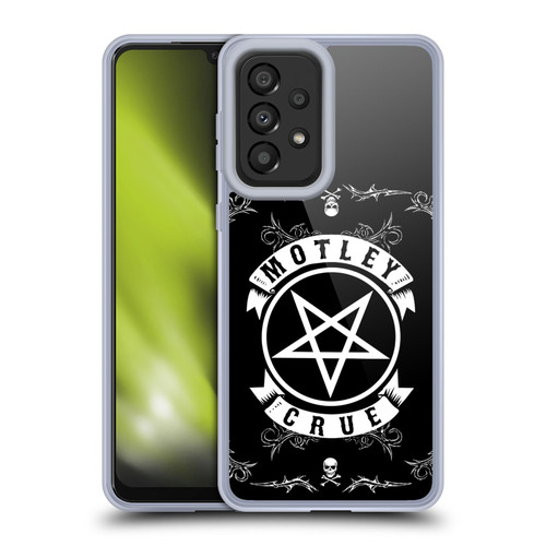 Motley Crue Logos Pentagram And Skull Soft Gel Case for Samsung Galaxy A33 5G (2022)