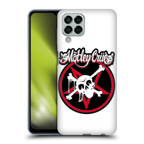 Motley Crue Logos Dr. Feelgood Skull Soft Gel Case for Samsung Galaxy M33 (2022)