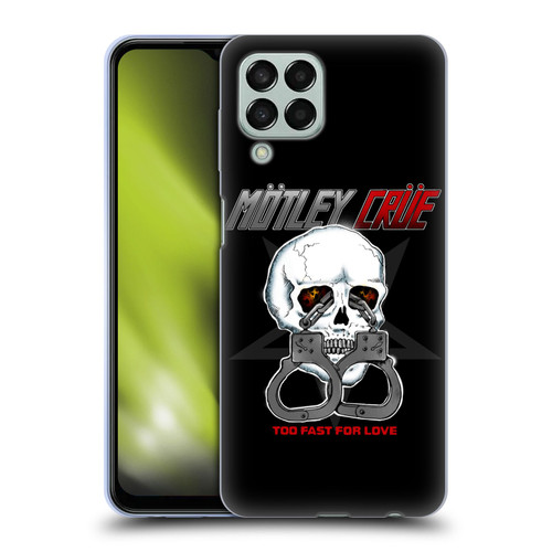 Motley Crue Logos Too Fast For Love Skull Soft Gel Case for Samsung Galaxy M33 (2022)