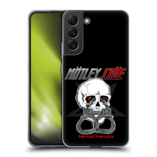 Motley Crue Logos Too Fast For Love Skull Soft Gel Case for Samsung Galaxy S22+ 5G