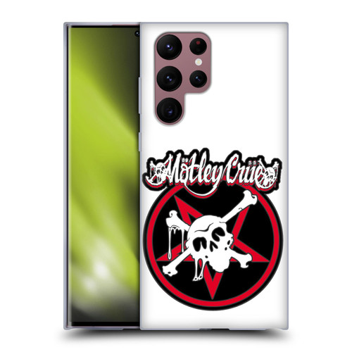 Motley Crue Logos Dr. Feelgood Skull Soft Gel Case for Samsung Galaxy S22 Ultra 5G