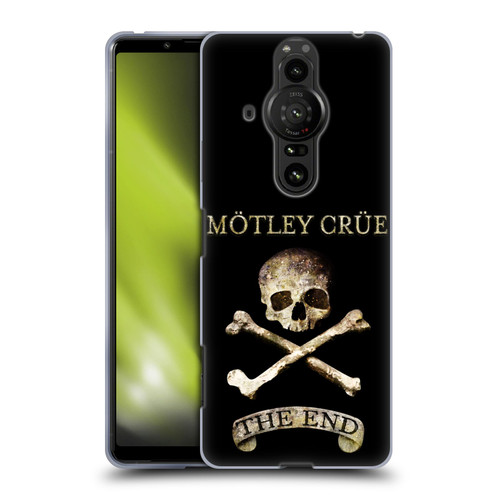 Motley Crue Logos The End Soft Gel Case for Sony Xperia Pro-I