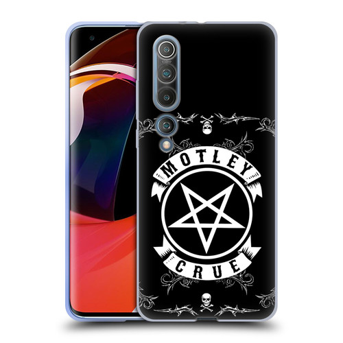 Motley Crue Logos Pentagram And Skull Soft Gel Case for Xiaomi Mi 10 5G / Mi 10 Pro 5G