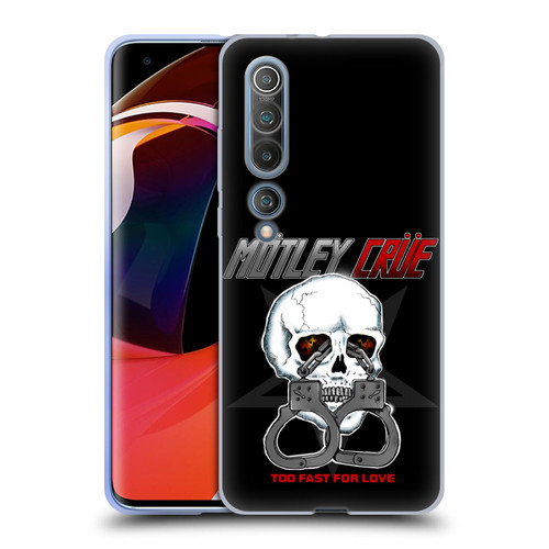 Motley Crue Logos Too Fast For Love Skull Soft Gel Case for Xiaomi Mi 10 5G / Mi 10 Pro 5G