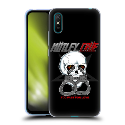 Motley Crue Logos Too Fast For Love Skull Soft Gel Case for Xiaomi Redmi 9A / Redmi 9AT