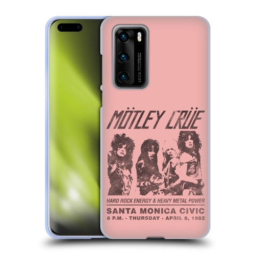 Motley Crue Tours Santa Monica Soft Gel Case for Huawei P40 5G