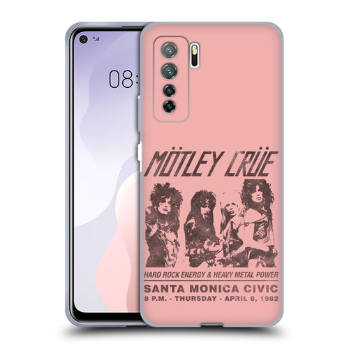 Motley Crue Tours Santa Monica Soft Gel Case for Huawei Nova 7 SE/P40 Lite 5G