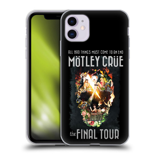Motley Crue Tours All Bad Things Final Soft Gel Case for Apple iPhone 11