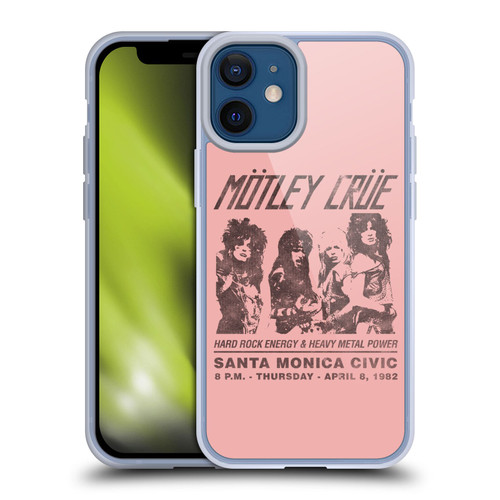 Motley Crue Tours Santa Monica Soft Gel Case for Apple iPhone 12 Mini