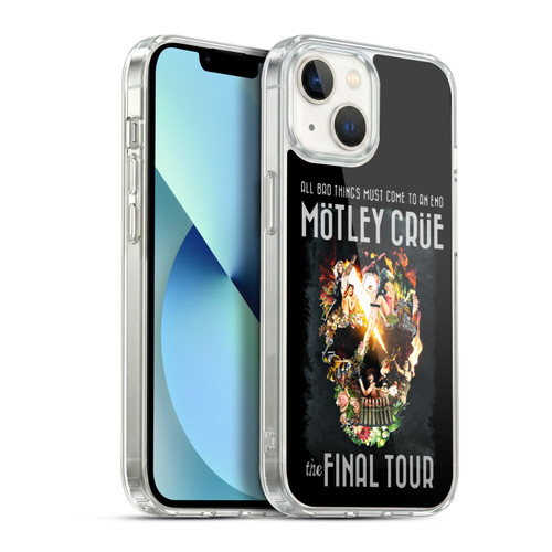Motley Crue Tours All Bad Things Final Soft Gel Case for Apple iPhone 13