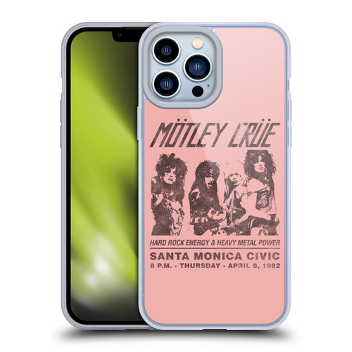 Motley Crue Tours Santa Monica Soft Gel Case for Apple iPhone 13 Pro Max