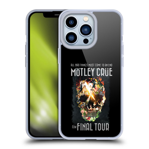 Motley Crue Tours All Bad Things Final Soft Gel Case for Apple iPhone 13 Pro