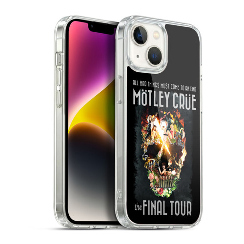 Motley Crue Tours All Bad Things Final Soft Gel Case for Apple iPhone 14