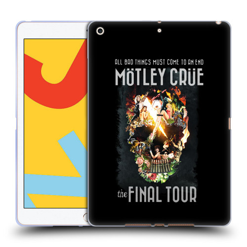 Motley Crue Tours All Bad Things Final Soft Gel Case for Apple iPad 10.2 2019/2020/2021