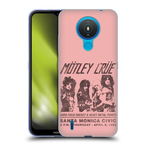 Motley Crue Tours Santa Monica Soft Gel Case for Nokia 1.4