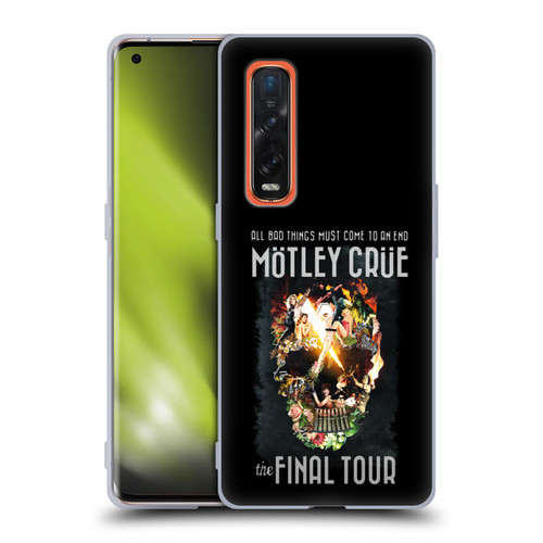 Motley Crue Tours All Bad Things Final Soft Gel Case for OPPO Find X2 Pro 5G