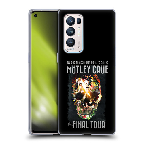 Motley Crue Tours All Bad Things Final Soft Gel Case for OPPO Find X3 Neo / Reno5 Pro+ 5G