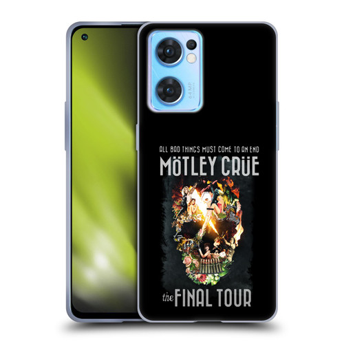 Motley Crue Tours All Bad Things Final Soft Gel Case for OPPO Reno7 5G / Find X5 Lite