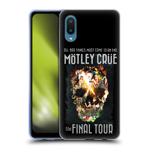 Motley Crue Tours All Bad Things Final Soft Gel Case for Samsung Galaxy A02/M02 (2021)