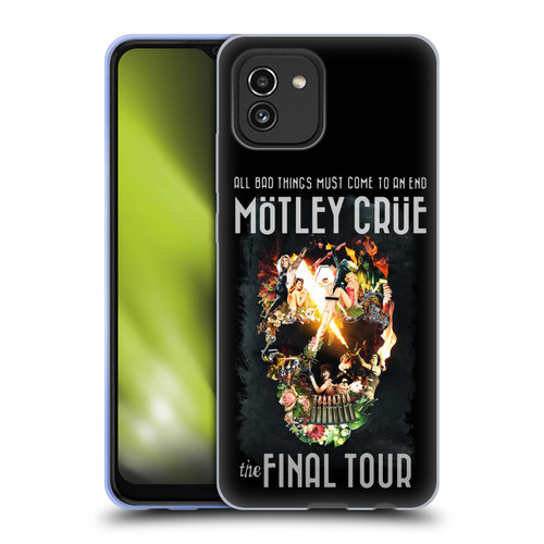 Motley Crue Tours All Bad Things Final Soft Gel Case for Samsung Galaxy A03 (2021)