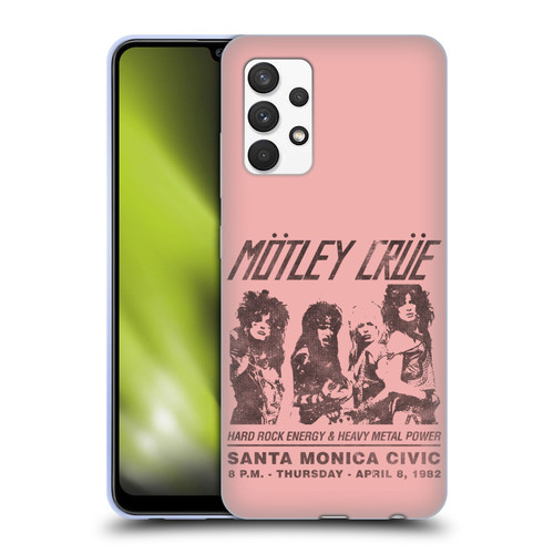 Motley Crue Tours Santa Monica Soft Gel Case for Samsung Galaxy A32 (2021)
