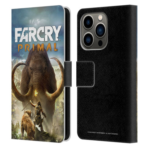 Far Cry Primal Key Art Pack Shot Leather Book Wallet Case Cover For Apple iPhone 14 Pro