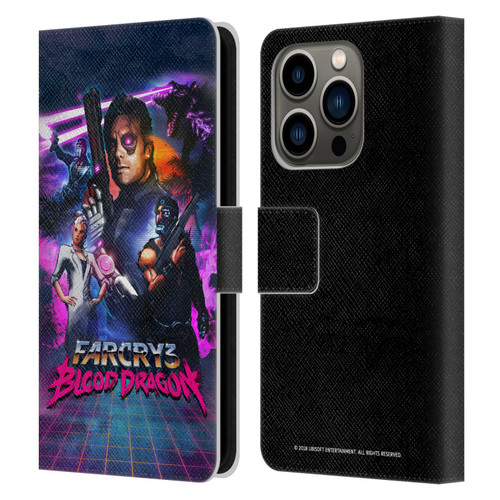 Far Cry 3 Blood Dragon Key Art Cover Leather Book Wallet Case Cover For Apple iPhone 14 Pro