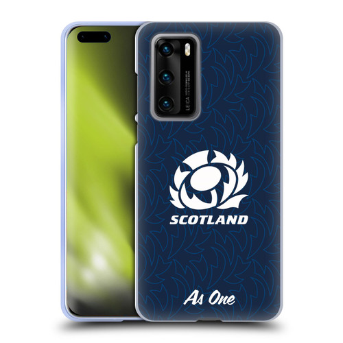 Scotland Rugby Graphics Pattern Soft Gel Case for Huawei P40 5G