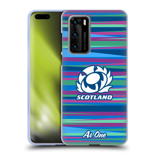 Scotland Rugby Graphics Training Pattern Soft Gel Case for Huawei P40 5G