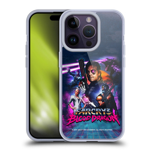 Far Cry 3 Blood Dragon Key Art Cover Soft Gel Case for Apple iPhone 14 Pro