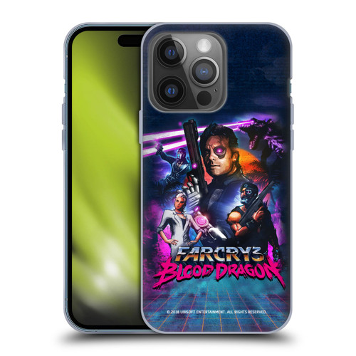 Far Cry 3 Blood Dragon Key Art Cover Soft Gel Case for Apple iPhone 14 Pro