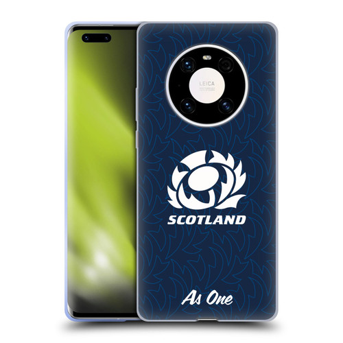 Scotland Rugby Graphics Pattern Soft Gel Case for Huawei Mate 40 Pro 5G