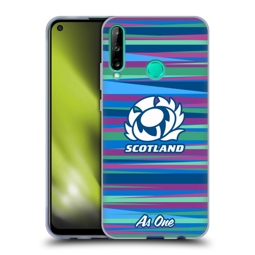 Scotland Rugby Graphics Training Pattern Soft Gel Case for Huawei P40 lite E