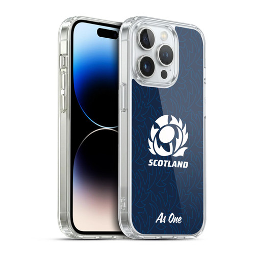 Scotland Rugby Graphics Pattern Soft Gel Case for Apple iPhone 13 Pro