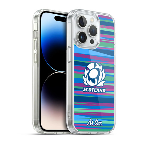 Scotland Rugby Graphics Training Pattern Soft Gel Case for Apple iPhone 13 Pro