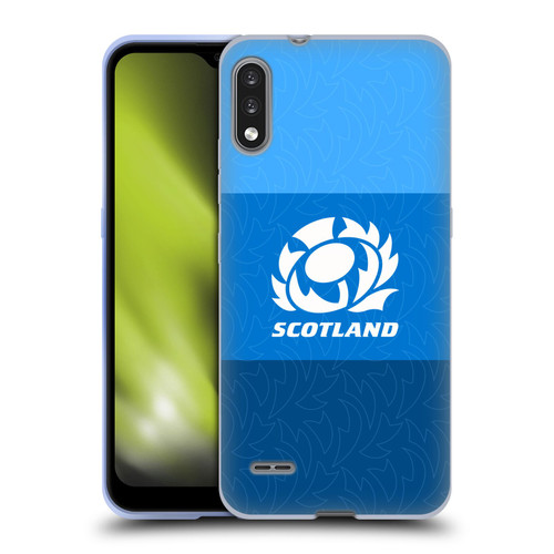 Scotland Rugby Graphics Stripes Pattern Soft Gel Case for LG K22